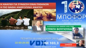 Read more about the article “10 μποφόρ” VOX 103,3 | Τετάρτη 16.1.2019