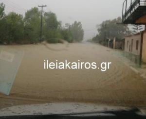 Read more about the article Πλημμύρες στο Κατάκολο