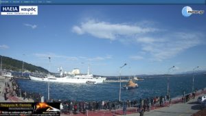 Read more about the article Θεοφάνεια: Ο αγιασμός των υδάτων στο λιμάνι του Κατακόλου
