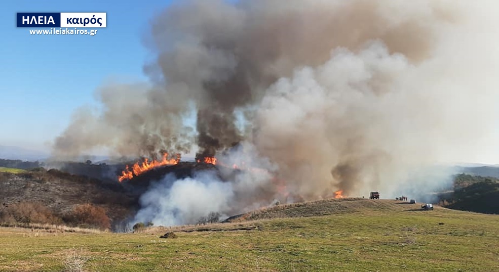 You are currently viewing Ηλεία: Έξαρση χειμερινών πυρκαγιών λόγω ακραίας ανομβρίας Ιανουαρίου