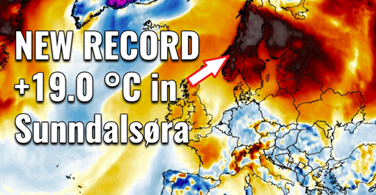 You are currently viewing Σκανδιναβία: Ρεκόρ υψηλής θερμοκρασίας χθες στη Νορβηγία – Έφτασε τους +19°C