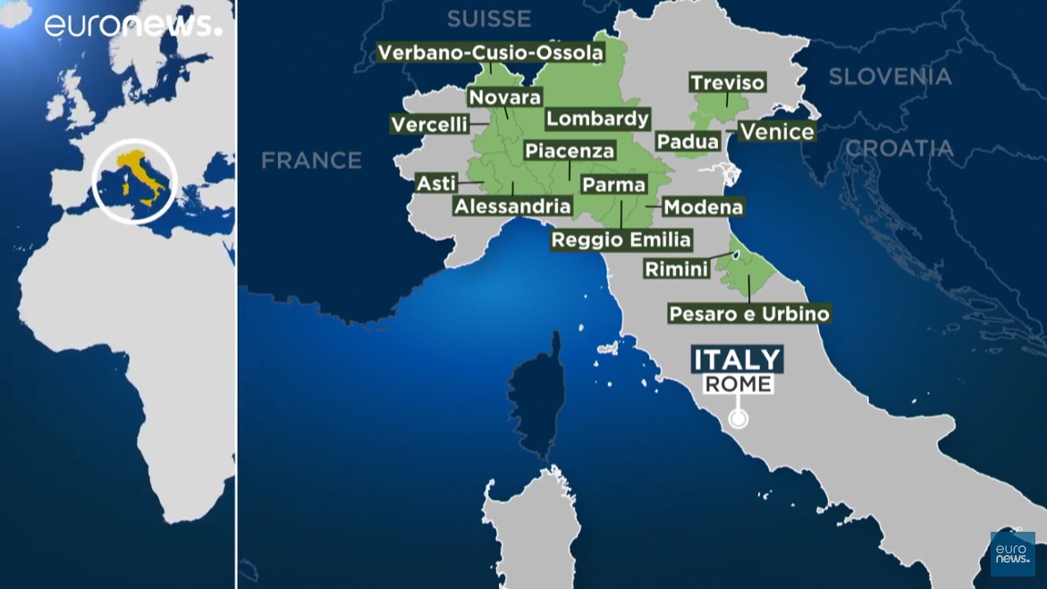 You are currently viewing COVID-19: Ποια η κατάσταση σε ολόκληρο τον κόσμο – Παραμένει εκτός ελέγχου στην βόρεια Ιταλία