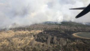 Read more about the article Δασική πυρκαγιά κοντά στο Τσερνόμπιλ προκαλεί αύξηση ραδιενέργειας