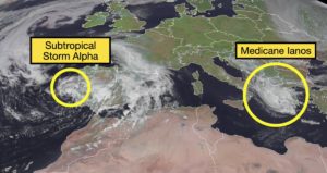Read more about the article Η Πορτογαλία ετοιμάζεται να αντιμετωπίσει την υποτροπική καταιγίδα “Άλφα”