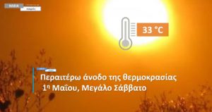 Read more about the article Ηλεία: Δείτε τις υψηλότερες θερμοκρασίες του Μ.Σαββάτου